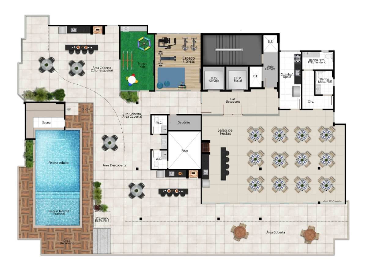 Arezzo guarapari planta cobertura