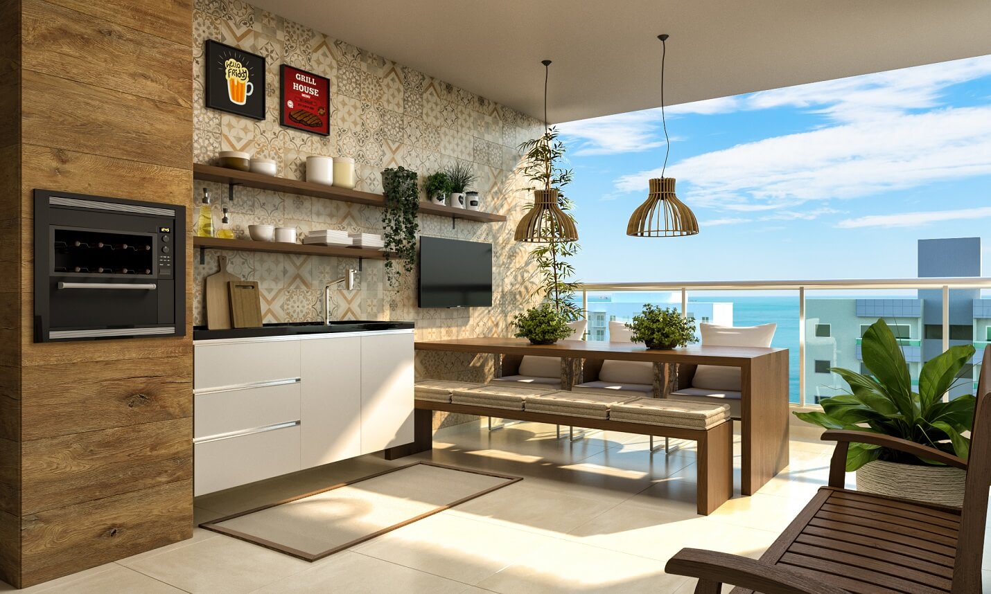 Arezzo guarapari varanda