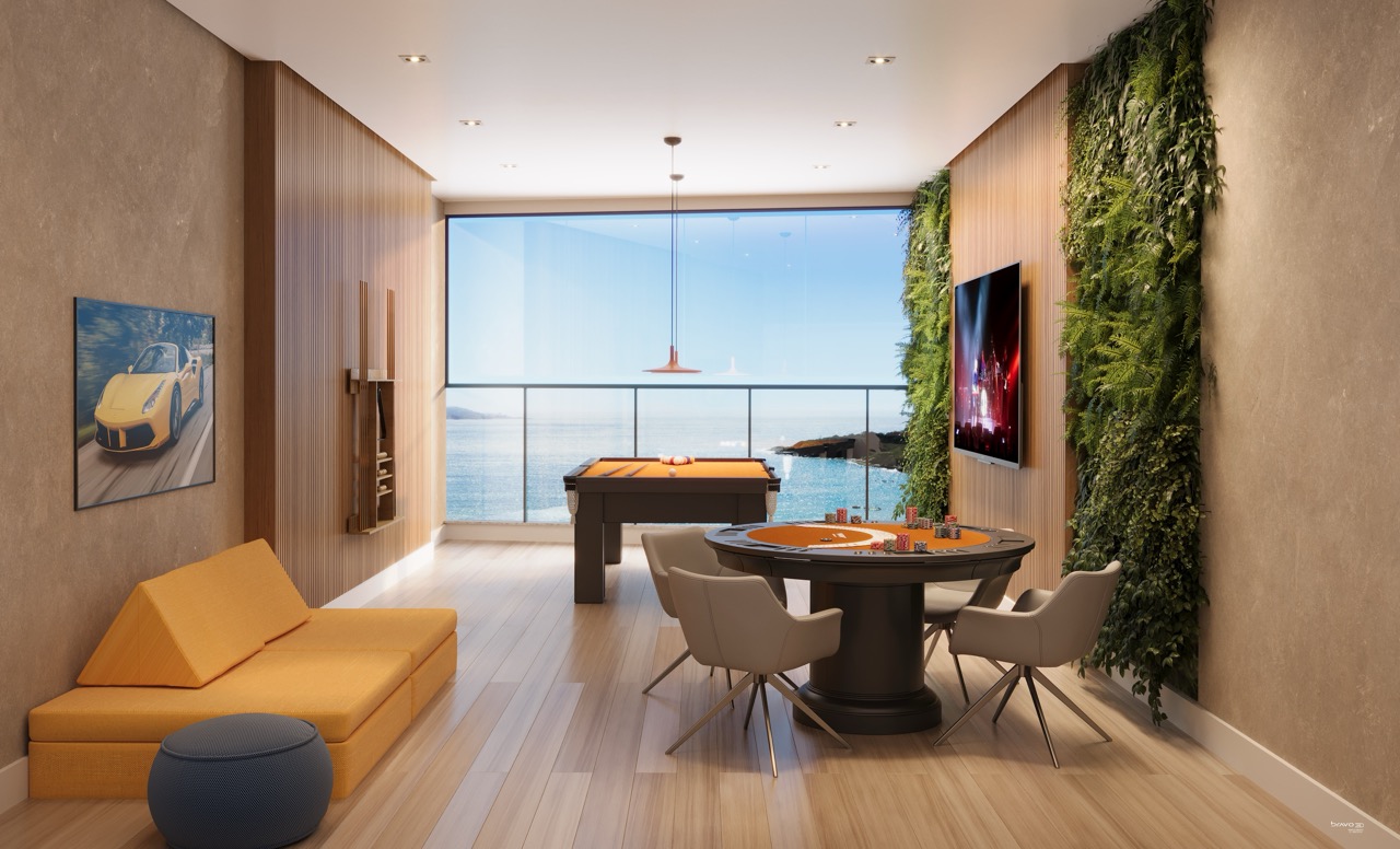 Salão de jogos do Infinity Residence